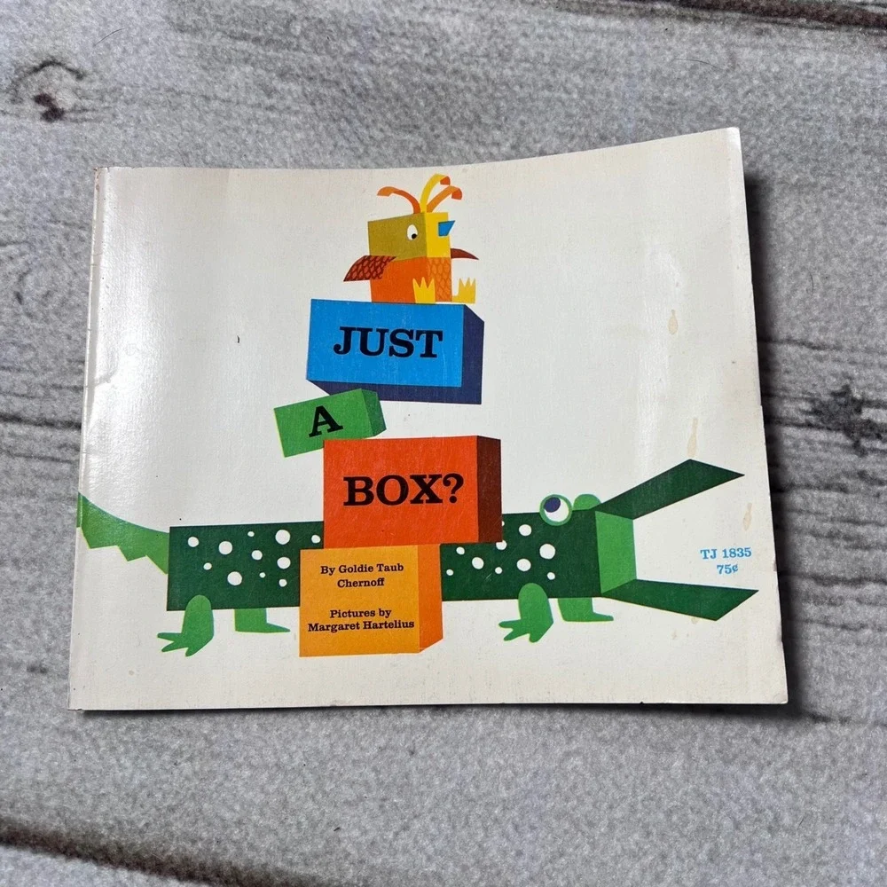 Just A Box‎ Childrens Craft Book 1971 Scholastic Make Toys Play